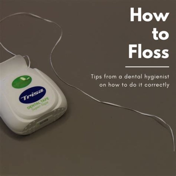 How do you floss properly?