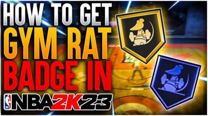 How do you get gym rat badge in 2K21?