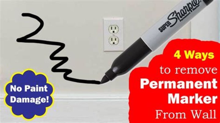 How do you get permanent marker off a ball?