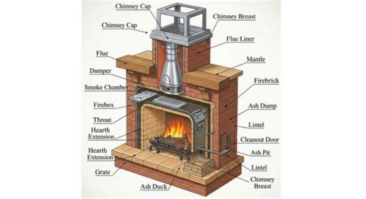 How do you get the smoke smell out of brick fireplace?