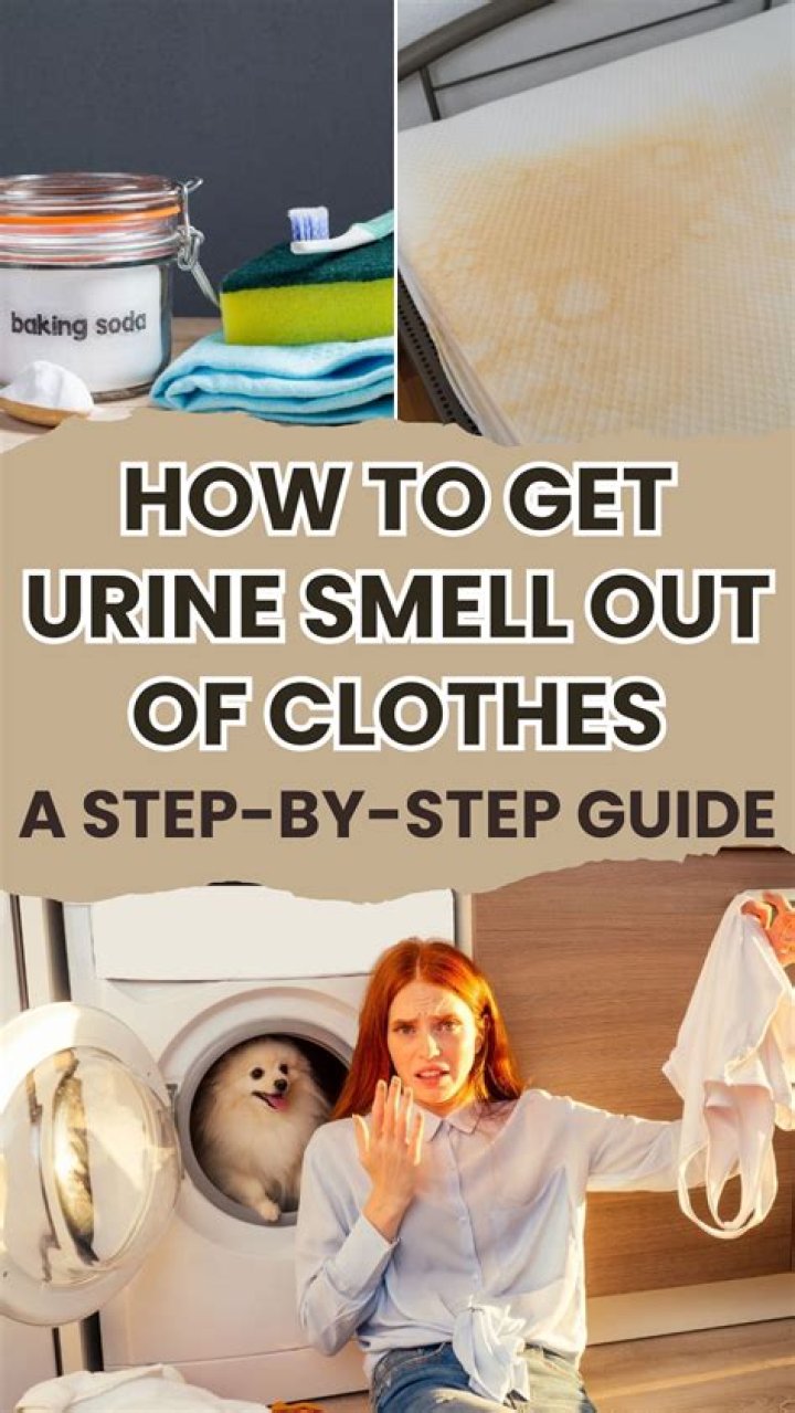 How do you get urine smell out of clothes that have been washed?