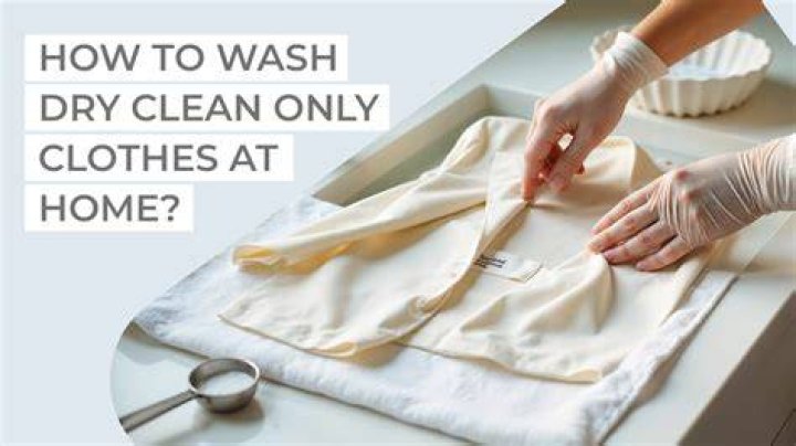 How do you get vomit out of dry clean only clothes?