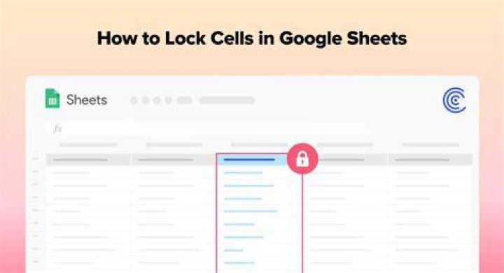 How do you lock sheets except cells?