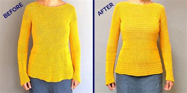 How do you make a wool sweater smaller?