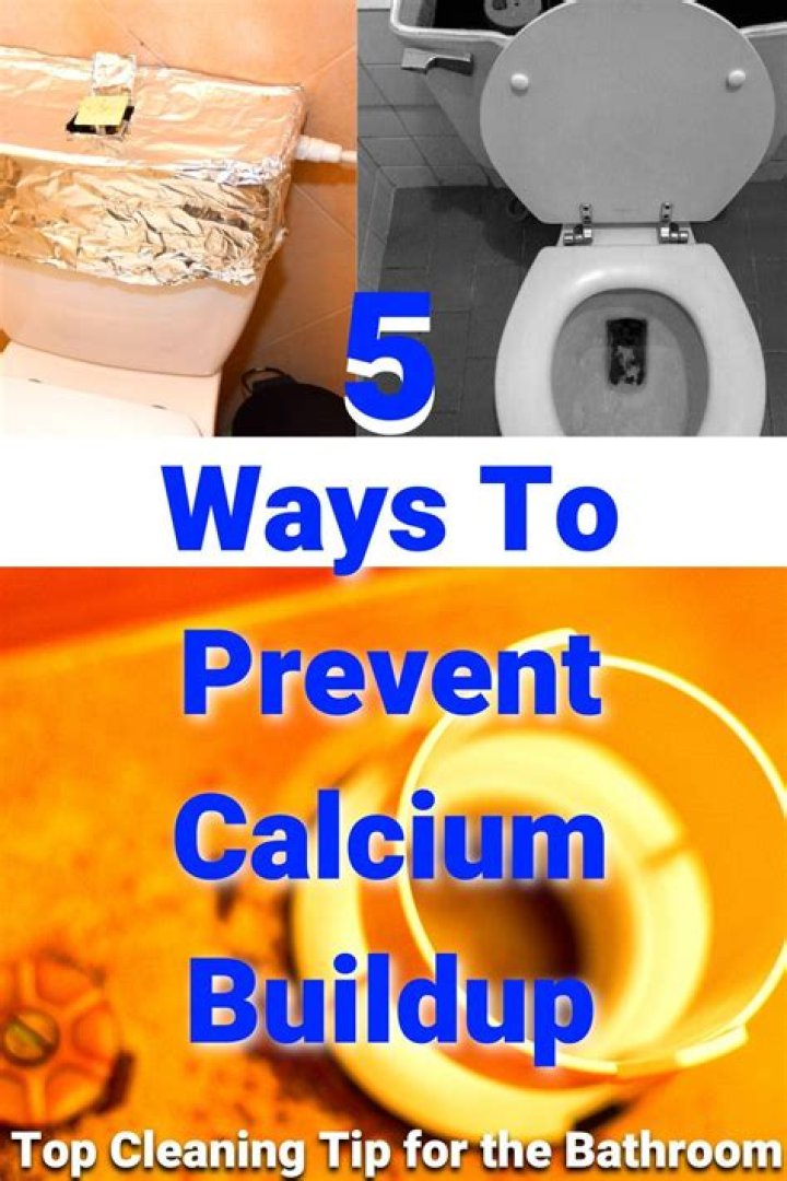 How do you prevent calcium build up?
