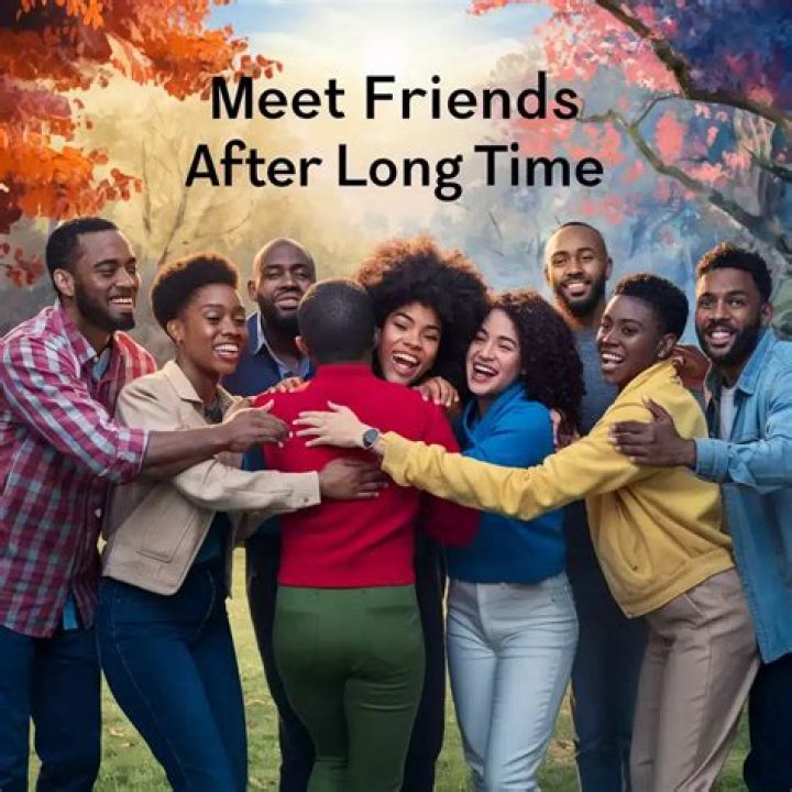 How do you respond to a friend after a long time?