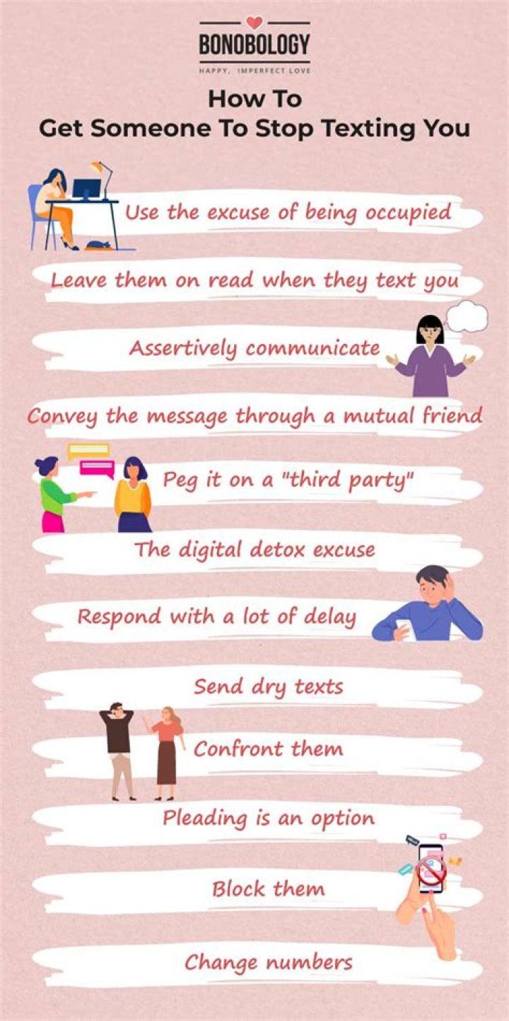 How do you stop someone from texting you everyday?