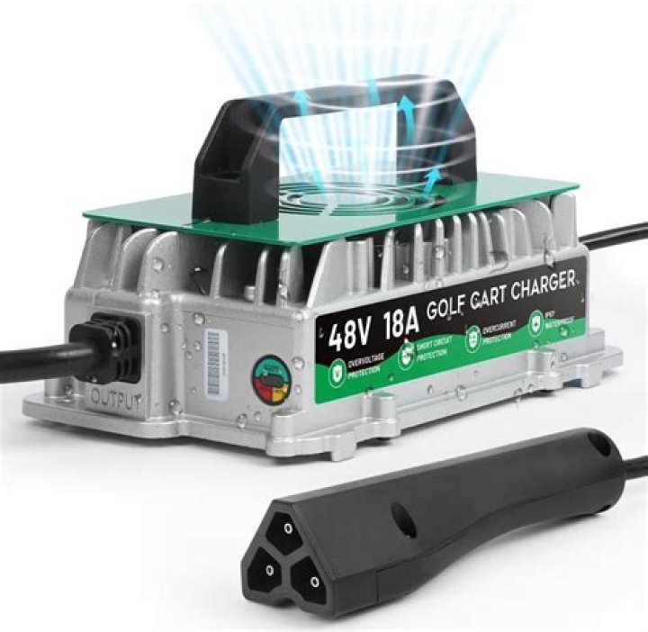 How do you test a 48 volt golf cart charger?