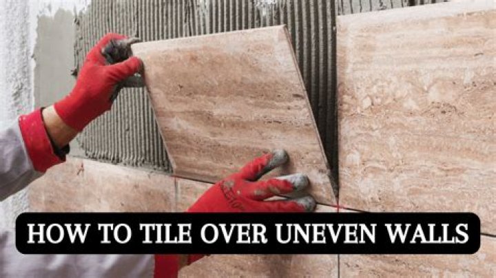 How do you tile over uneven tiles?