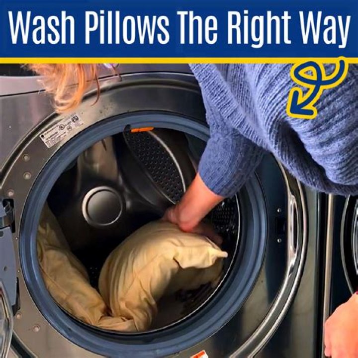 How do you wash pillows in a washing machine Wikihow?