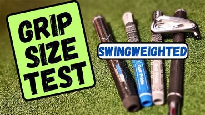 How does grip weight affect swing weight?