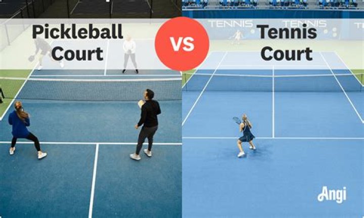 How does pickleball different from tennis?