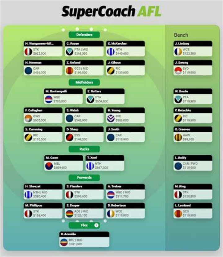 How does SuperCoach AFL work?