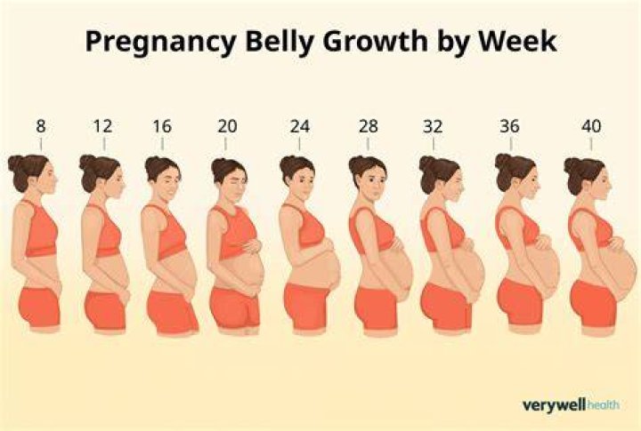 How does your stomach feel when your pregnant first month?