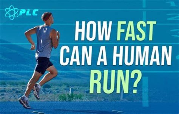 How fast can a human theoretically run?