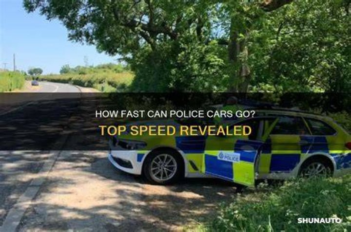 How fast can police drive UK?