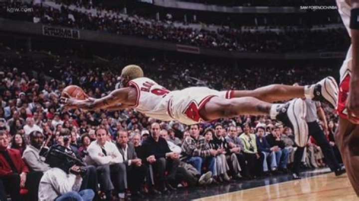 How high could Dennis Rodman jump?