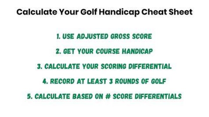 How is golf handicap calculated UK?