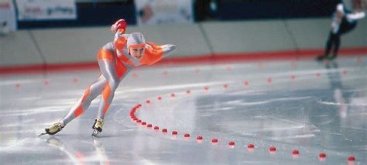 How is speed skating scored?