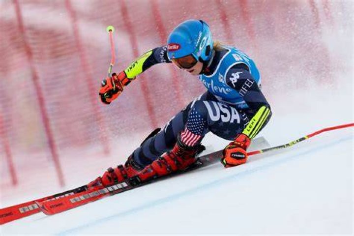 How long are Olympic downhill skis?