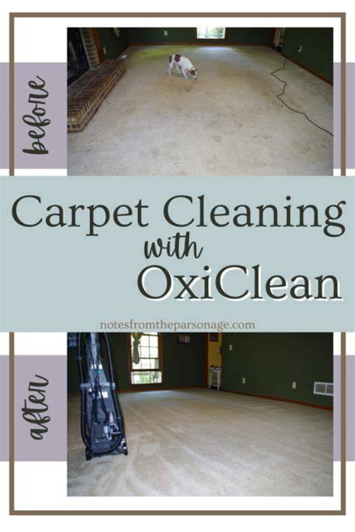 How long do you leave OxiClean on carpet?
