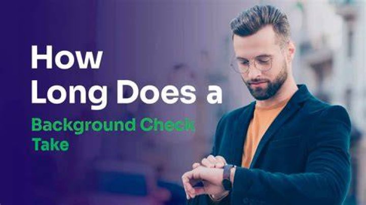 How long does a firearm background check take?