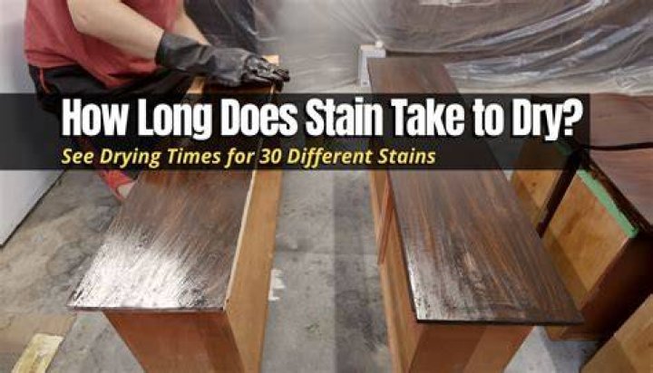 How long does it take for white spirit to dry on wood?