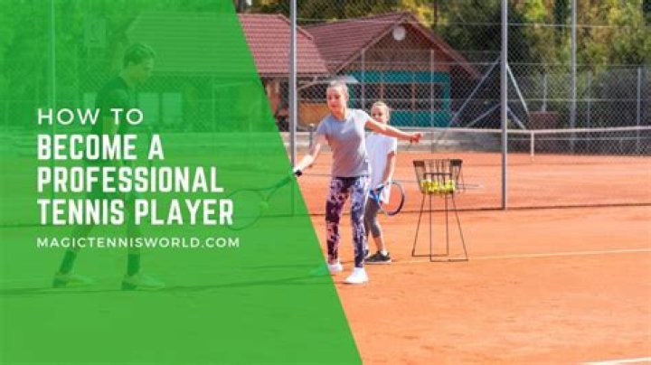 How long does it take to become professional tennis player?