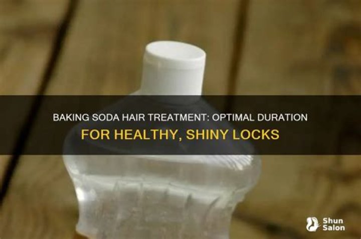 How long should I leave baking soda in my hair?