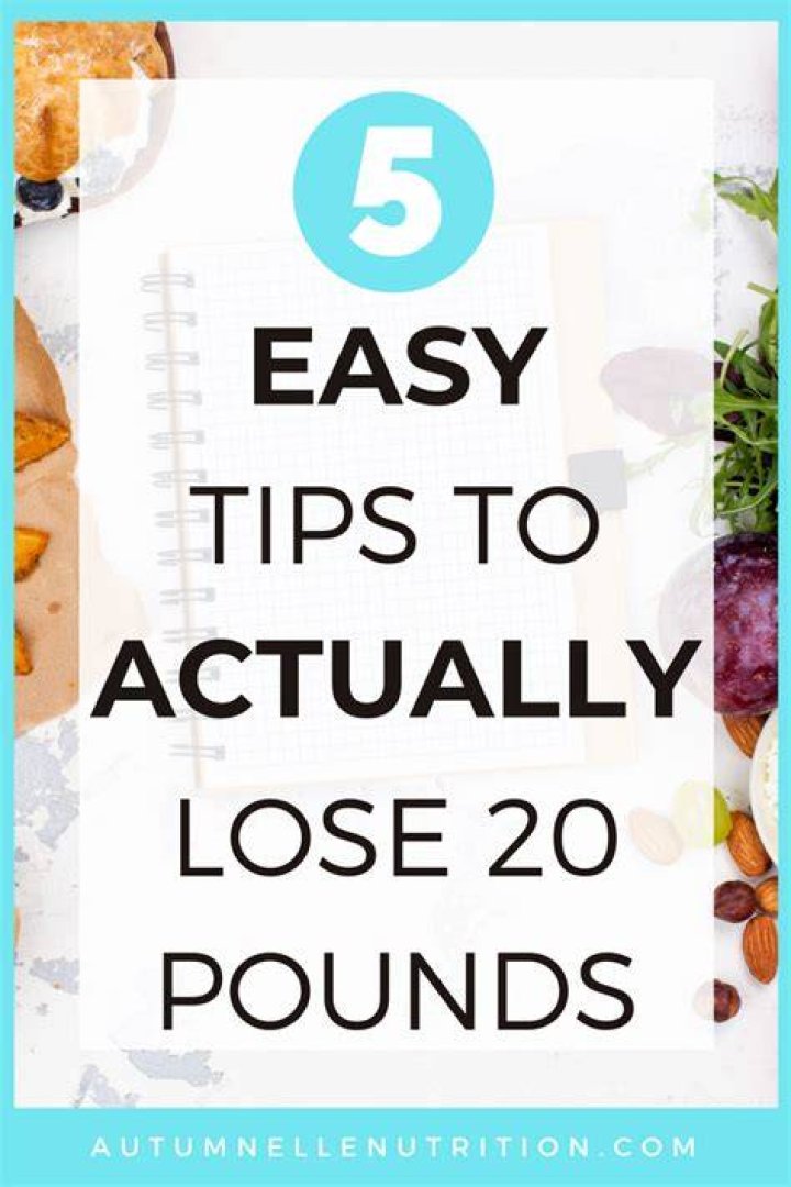 How long should it take to lose 20 pounds?