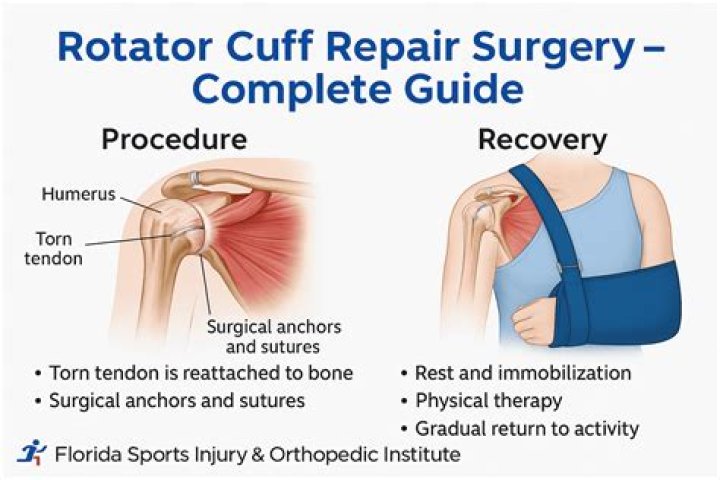 How long will I be off work after rotator cuff surgery?