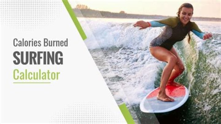 How many calories burned surfing?