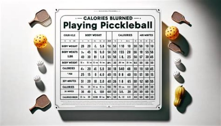 How many calories does pickleball doubles burn?