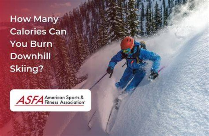 How many calories does uphill skiing burn?