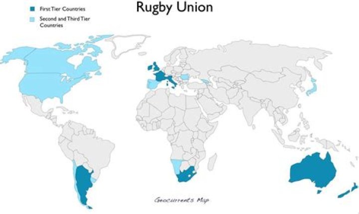 How many countries play rugby in the world?