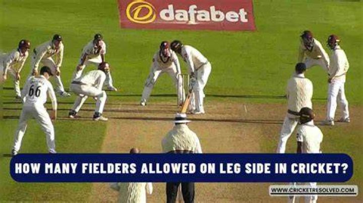 How many fielders are allowed on the leg side?