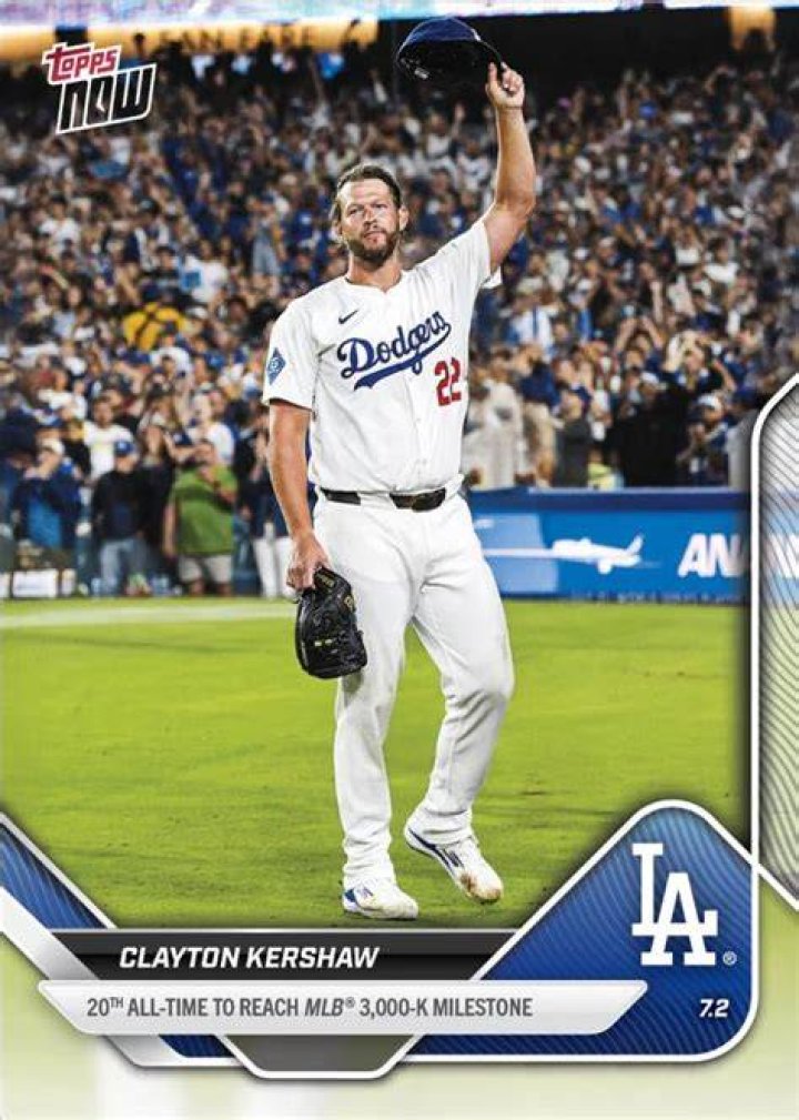 How many inches does Clayton Kershaws curveball break?