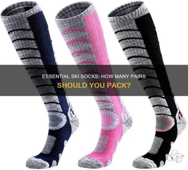 How many pairs of ski socks do you need?
