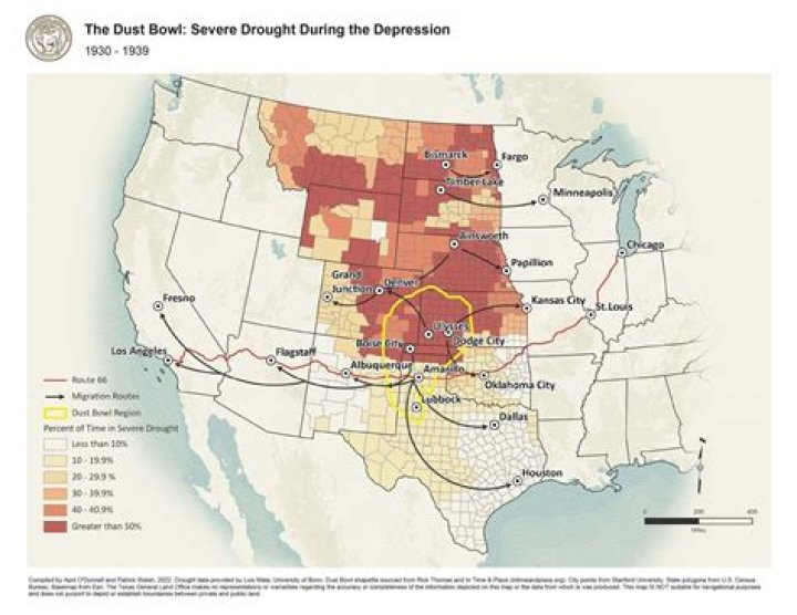 How many people died during the Dust Bowl?