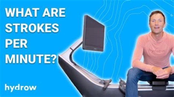 How many strokes per minute should I row?