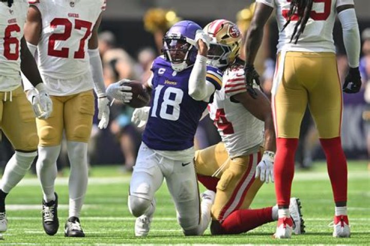 How many yards does Justin Jefferson need to break record?