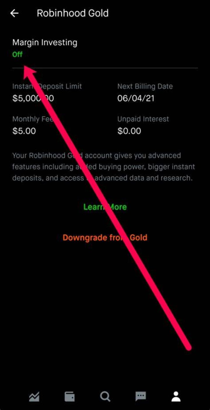 How margin works on Robinhood?