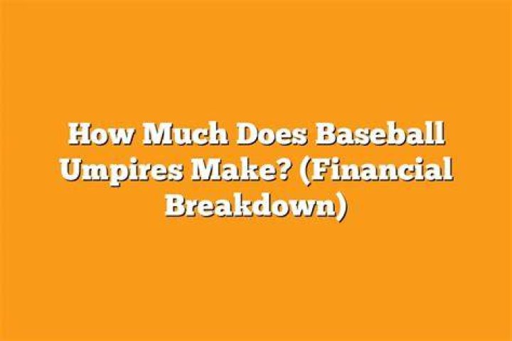 How much do college baseball umpires make per game?