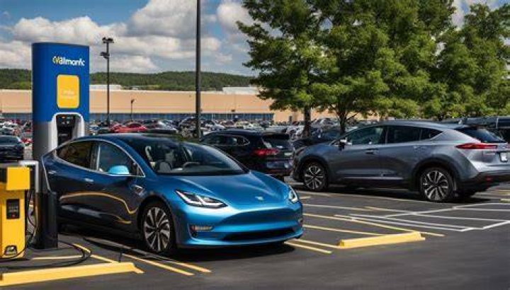 How much does it cost to charge an electric car at Walmart?