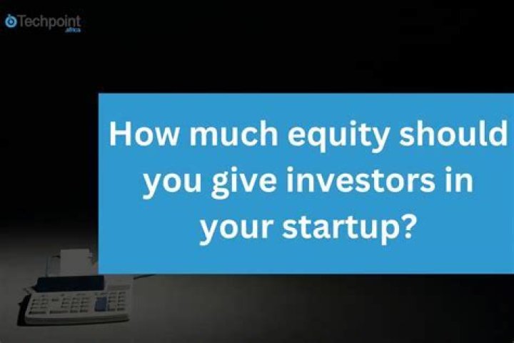How much equity should a startup give?
