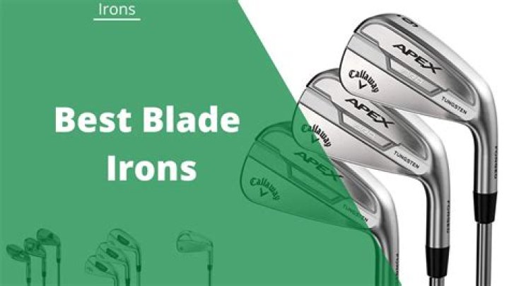 How much harder are blade irons?