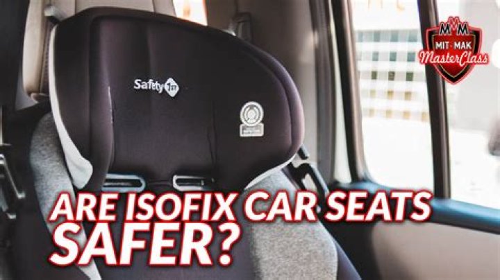 How much safer is Isofix than seatbelt?
