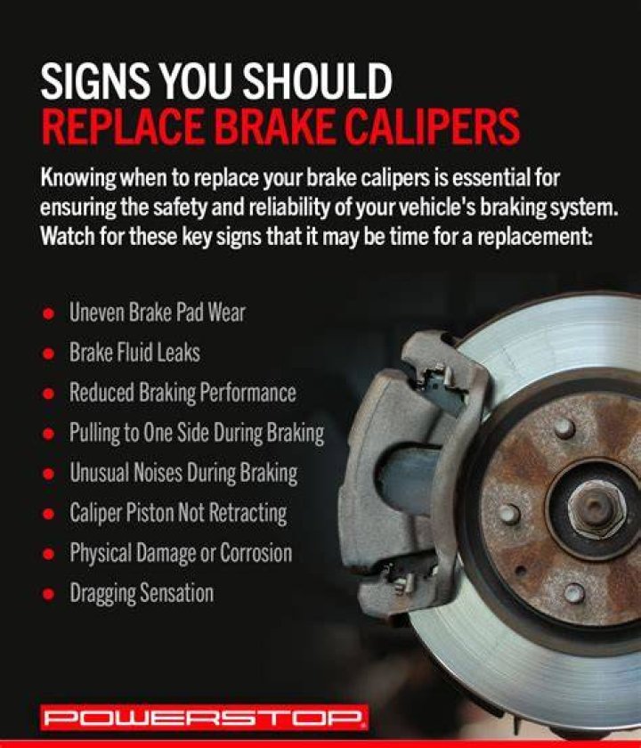 How often should brake calipers be replaced?