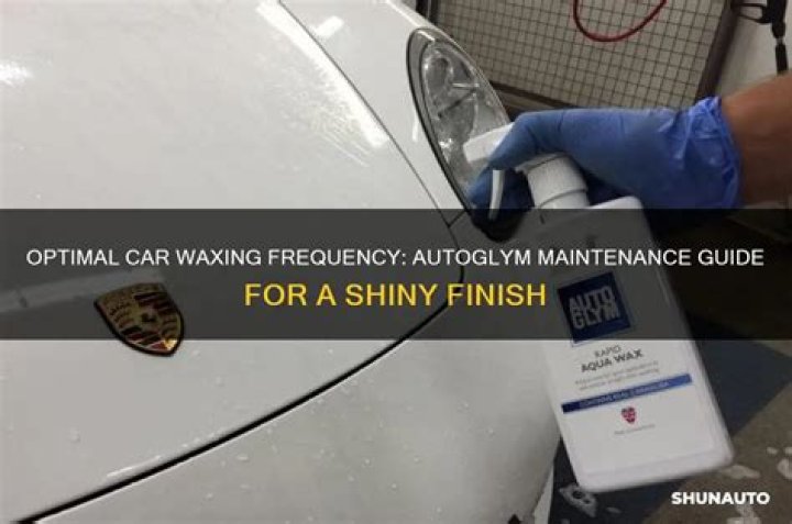 How often should I wax my car?