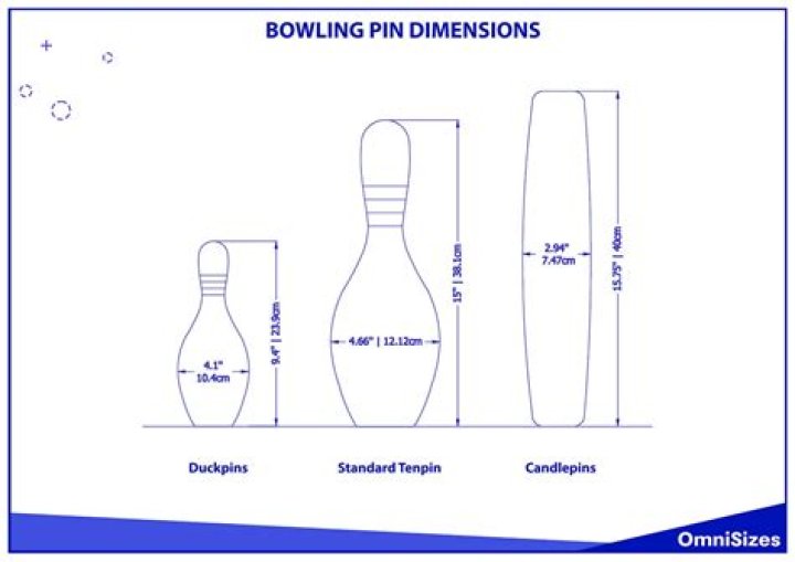 How tall is a bowling pin?